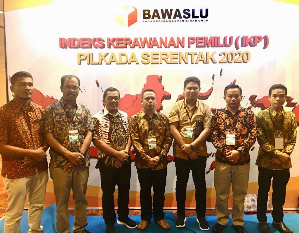 Bawaslu Kota Bima Hadiri Peluncuran IKP Pilkada 2020