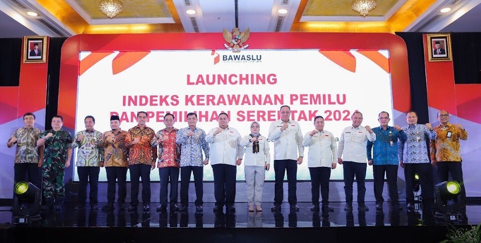 Bawaslu Resmi Launching Indeks Kerawanan Pemilu Dan Pemilihan (IKP) Tahun 2024