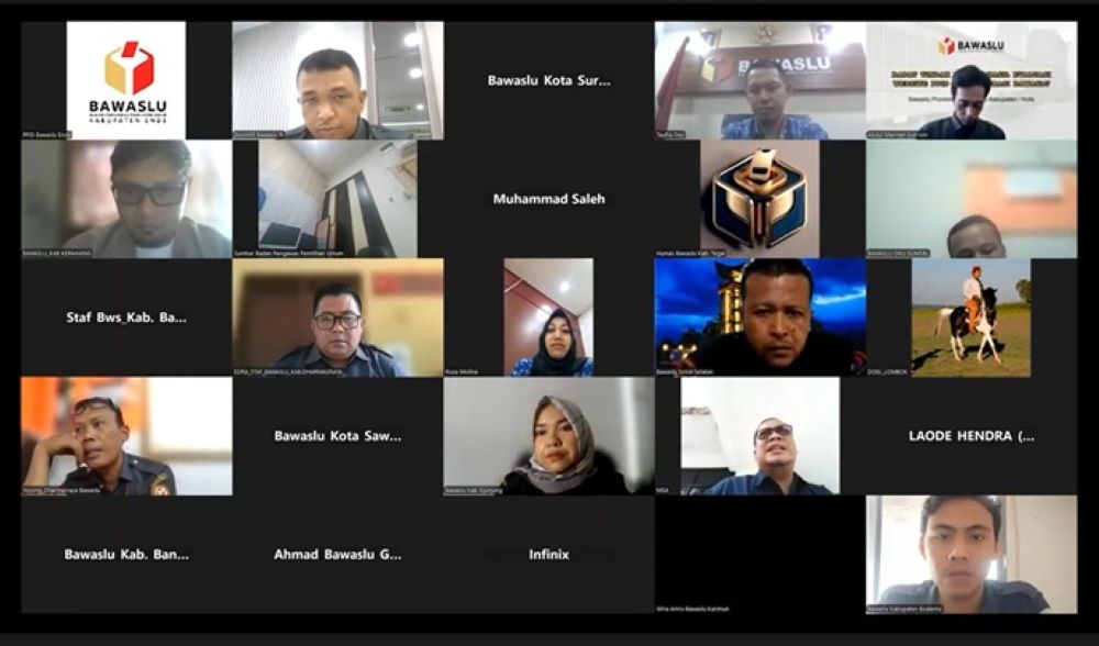 Pusdatin Bawaslu gelar rapat daring Tindak Lanjut Pengembagan Aplikasi EPPID Terintegrasi Bawaslu sebagai persiapan Monitoring dan Evaluasi (Monev) Keterbukaan Informasi Publik tahun 2025