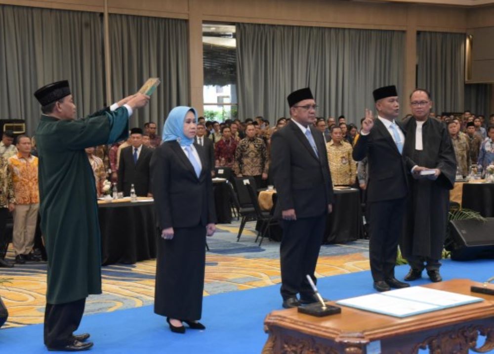 Pelantikan Sekjen Bawaslu RI