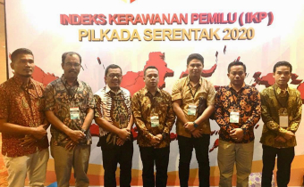 Bawaslu Kota Bima Hadiri Peluncuran IKP Pilkada 2020