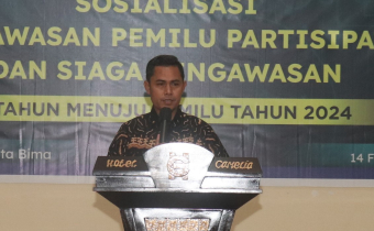 Sosialisasi Pengawasan Partisipatif, Bawaslu Kota Bima Ajak Kawal Bersama Pemilu 2024