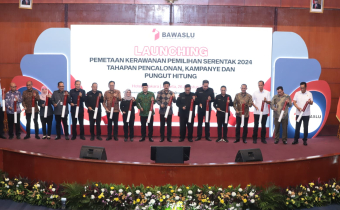 Foto Launching Pemetaan Kerawanan Pemilihan Serentak 2024