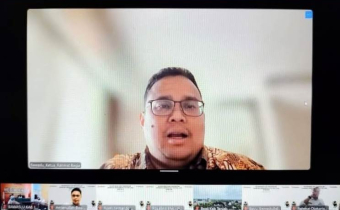 Ketua Bawaslu Rahmat Bagja dalam dalam Peluncuran dan Pengenalan Learning Management System (LMS) Bawaslu: Transformasi Pembelajaran Berbasis Teknologi, secara daring pada Rabu (28/5/2025).