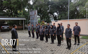 Apel pagi Bawaslu Kota Bima