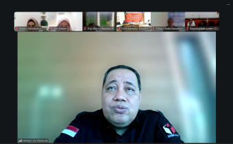 Herwyn J.H. Malonda dalam Rapat Koordinasi Jumat Sehati dan Jumpa Berlian
